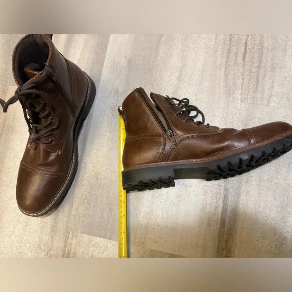 Sonoma Dark Brown Men's Leather Boots